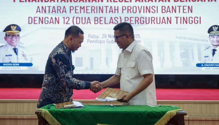 Gubernur Andra Soni Gaet 12 Kampus Besar untuk Revolusi Data, Riset, dan Inovasi Banten