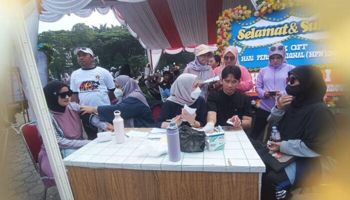 Cek Kesehatan Gratis Meriahkan Kick Off HPN 2026, Antusias Warga Kota Serang Meningkat