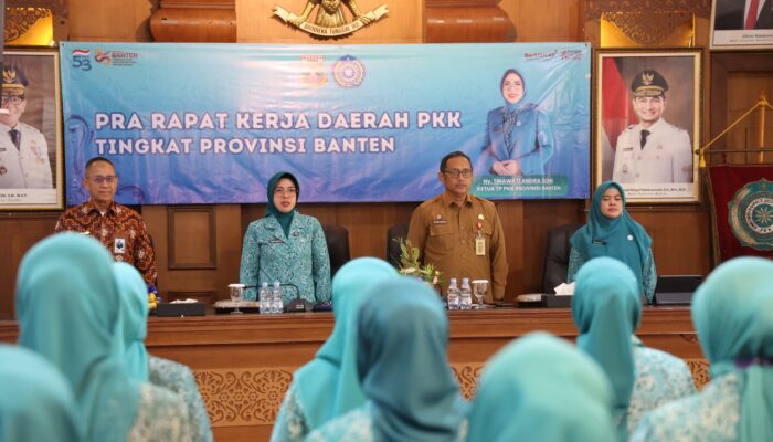 PKK Banten Matangkan Arah Baru, Tinawati Andra Soni Tegaskan Penyelarasan Kebijakan Demi Keluarga Sejahtera