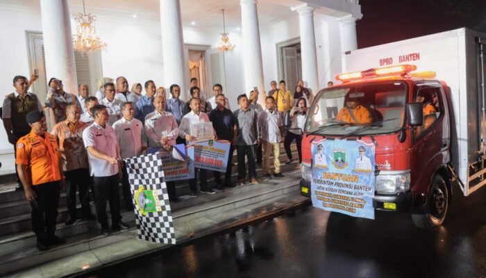 Banten Kirim Bantuan Rp3 Miliar dan 10 Ton Logistik untuk Sumbar, Sumut, dan Aceh: Solidaritas Tanpa Batas