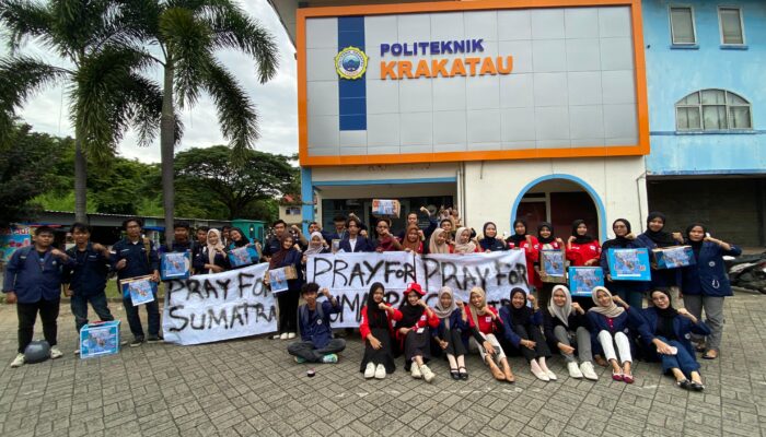 Dari Kampus untuk Kemanusiaan: Politeknik Krakatau Cilegon Bangun Kepedulian Lewat Aksi Donasi Banjir Sumatera