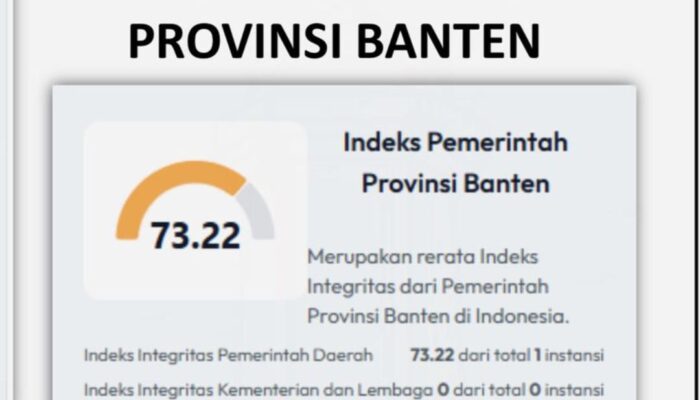 Banten Buktikan Integritas Bisa Naik Konsisten: KPK Tetapkan Lonjakan SPI Tertinggi Nasional 2025