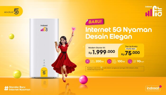 Internet Rumah Tanpa Kabel, Tanpa Ribet! Indosat Gegerkan Pasar dengan HiFi Air 5G, Standar Baru Kenyamanan Digital