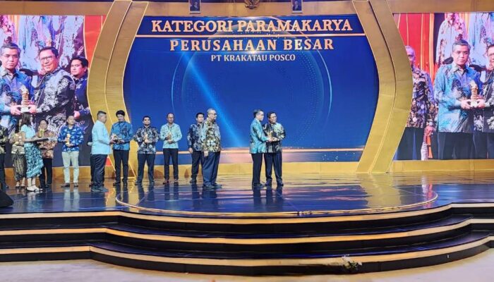 Produktivitas Unggul, Krakatau POSCO Sabet Paramakarya 2025 dari Kemnaker