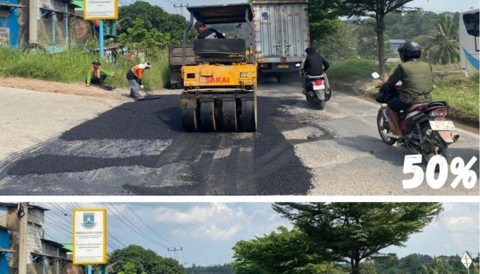 Jelang Nataru, PUPR Cilegon Tuntaskan Perbaikan JLS: Jalur Strategis ke Pelabuhan Ciwandan dan Wisata Anyer Kini Mulus