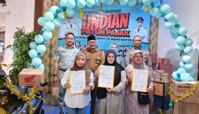 Taat Pajak Berbuah Hadiah, Warga Cilegon Panen Reward dari Pemprov Banten