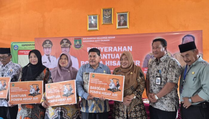 Langganan Banjir, SDN Masigit 1 Dapat Bantuan Pompa Air dari Dindikbud Cilegon