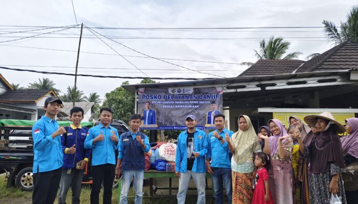 KNPI Pandeglang Turun Tangan! Ratusan Warga Patia Terdampak Banjir Dapat Bantuan dan Pengobatan Gratis