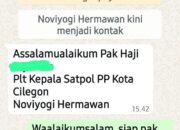 Modus Penipuan Catut Nama Plt Kasatpol PP Noviyogi, Pengusaha Galian C Diminta Waspada