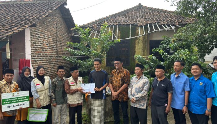KNPI dan DPRD Kawal Baznas, Rumah Warga Citangkil Disulap Jadi Layak Huni
