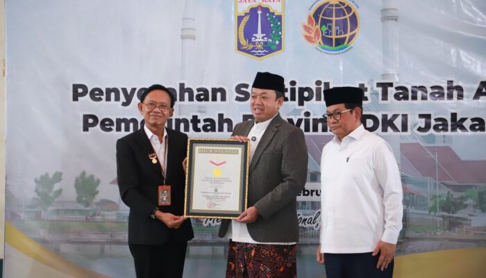 Rekor Nasional! Pemprov DKI Raih MURI Sertipikasi Aset Rp102 Triliun, BPN Tegaskan Clear and Clean