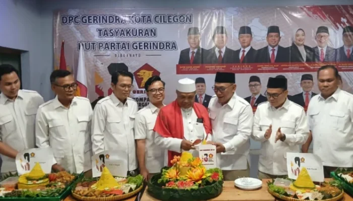 Gerindra Cilegon Tancap Gas! HUT ke-18 Diwarnai Aksi Sosial dan Gerakan Indonesia Asri