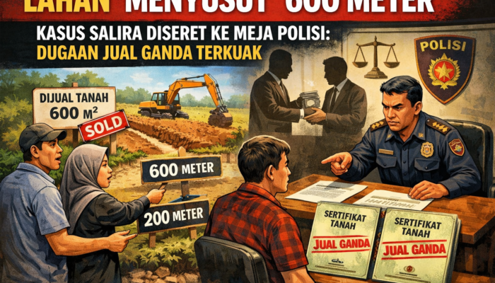 Lahan “Menyusut” 600 Meter, Kasus Salira Diseret ke Meja Polisi: Dugaan Jual Ganda Terkuak