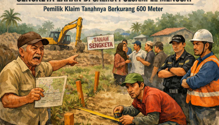 Sengketa Lahan di Salira Puloampel Mencuat, Pemilik Klaim Tanahnya Berkurang 600 Meter
