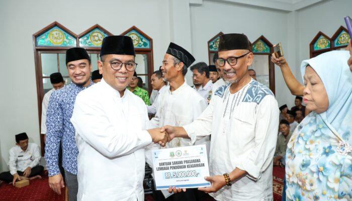 Safari Ramadan di Kota Cilegon, Andra Soni Apresiasi Dukungan Warga untuk Sekolah Gratis
