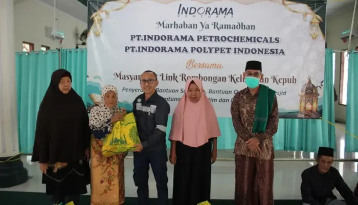 Ramadhan Penuh Berkah, PT Indorama Salurkan Ratusan Sembako dan Santuni Anak Yatim di Ciwandan