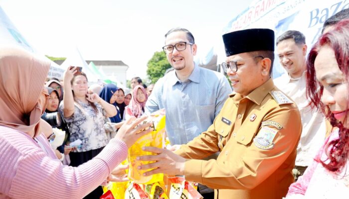 Bazar Ramadan KP3B Ramai Diserbu, Sembako Murah Jadi Magnet Warga Banten
