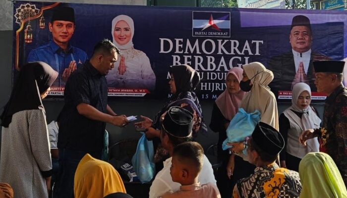 Jelang Lebaran, DPC Demokrat Kabupaten Serang Gelar “Demokrat Berbagi”, Santuni Anak Yatim dan Apresiasi RT/RW