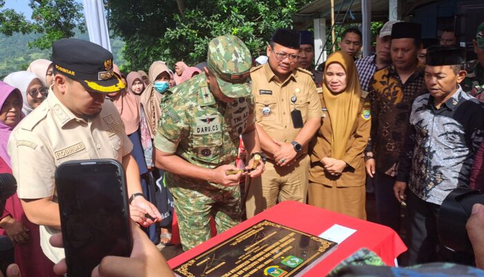 Pemkot Cilegon-TNI Resmikan Sumur Bor di Suralaya, Akses Air Bersih Mulai Terjawab