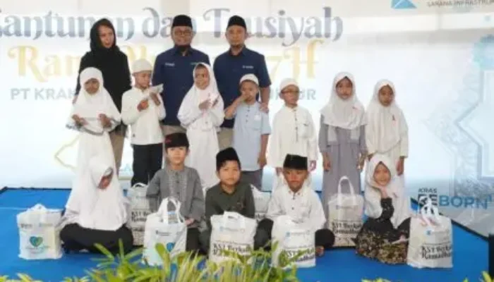KSI Tebar Berkah Ramadan, 100 Anak Yatim, Dhuafa dan Disabilitas Terima Santunan