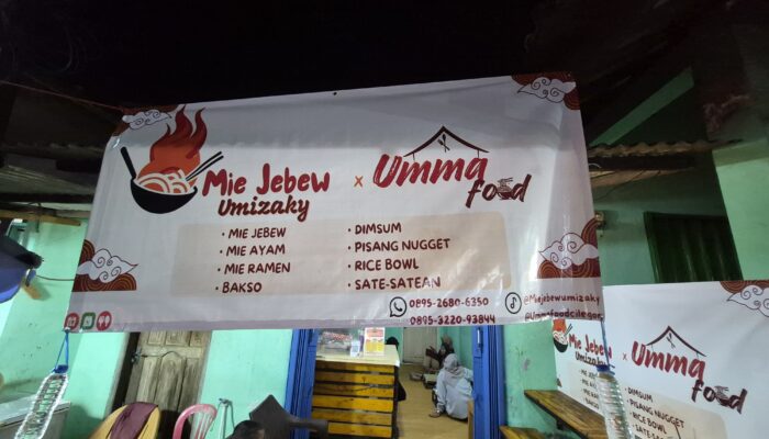 UMKM Lokal Cilegon Melesat, Mie Pedas “Jebew Umizaky” Jadi Favorit Warga