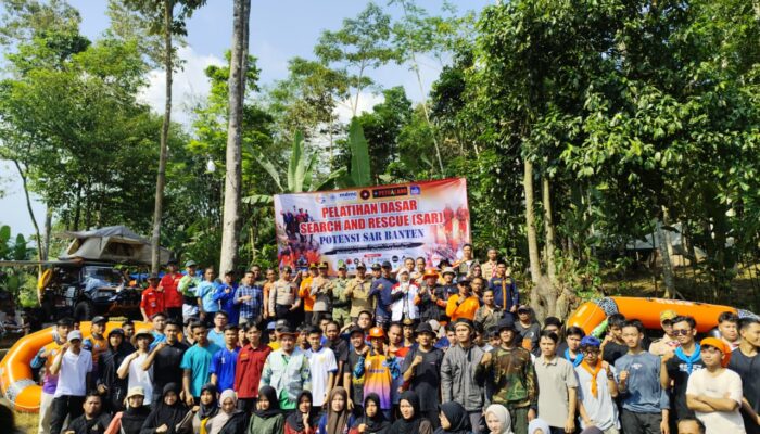 Ratusan Pemuda Ikuti Pelatihan Dasar SAR PotSAR Banten di Pandeglang