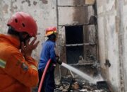 Dua Ruko di Panggung Rawi Cilegon Terbakar, Diduga Akibat Korsleting Listrik