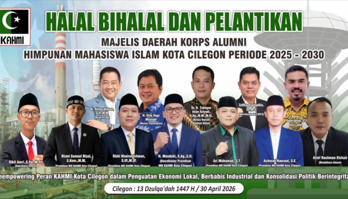 Halal Bihalal KAHMI Cilegon Jadi Ruang Gagasan Ekonomi dan Politik Bersih