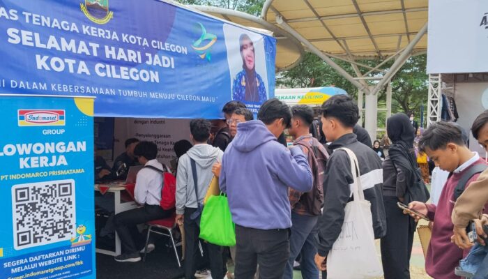 Job Fair Mini Disnaker Cilegon Diserbu Pencari Kerja, Indomaret Jadi Primadona