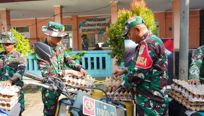 Semangat TMMD, Kodim 0623 Cilegon Gencarkan Aksi Door to Door Cegah Stunting di Pulau Merak