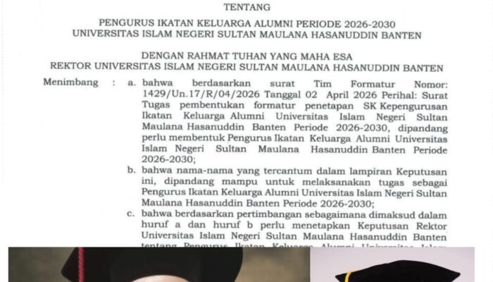 Dituding Sepihak, Rektor UIN SMH Banten Buka Suara Soal SK IKA 2026–2030