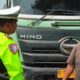 Polres Serang Tindak Truk Tambang Nakal, Satlantas Gencar Sosialisasi Pembatasan Operasional