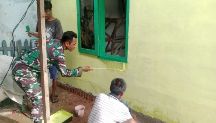 RTLH Bu Jumilah Hampir Rampung, Sentuhan TMMD Kodim Cilegon Ubah Rumah Kumuh Jadi Hunian Layak