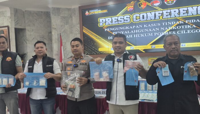 Polres Cilegon Ungkap 19 Kasus Narkoba, 21 Tersangka Diamankan Selama Semester I 2026