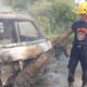Diduga Angkut Solar Ilegal, Pickup Terbakar Hebat di Citangkil, Kerugian Capai Rp150 Juta