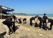 BM PAN Gelar Aksi Bersih Pantai Anyer Jelang Kongres VII, Dukung Gerakan Pilah Sampah