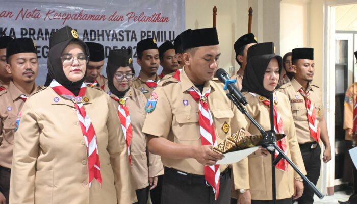 Bawaslu Cilegon Gandeng Pramuka, Generasi Muda Disiapkan Jadi Pengawal Demokrasi