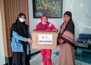 PMI Cilegon Gerak Cepat Hadapi Abu Vulkanik, Santri Jadi Sasaran Edukasi